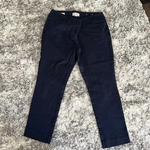 LOFT Blue Cropped Slacks
